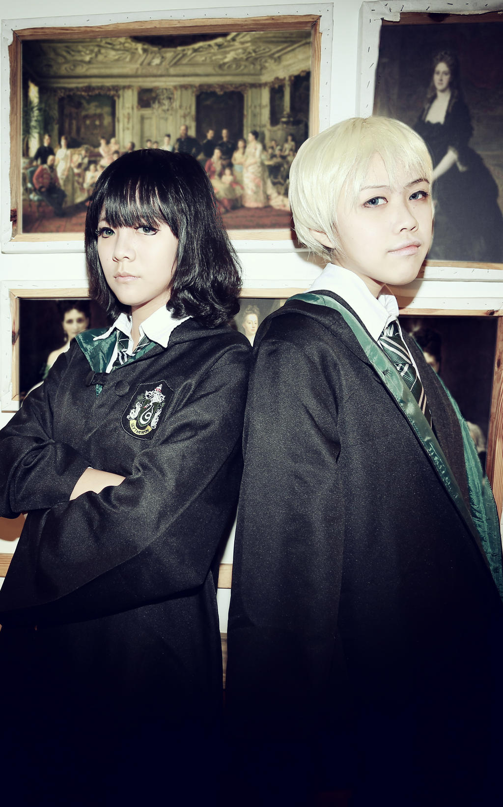 Pansy Parkinson and Draco Malfoy by vesoness on DeviantArt