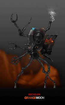 Recycler - Orange Moon game Boss