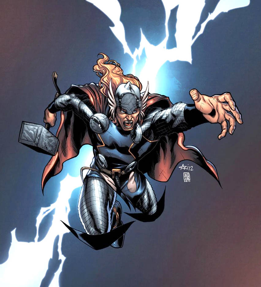 Merron Red Thor Thor color by arielmedel on DeviantArt