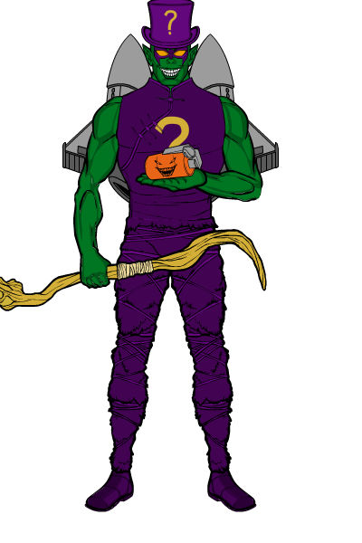 Conundrum (Green Goblin + Riddler) by Nerd0And0Proud on DeviantArt