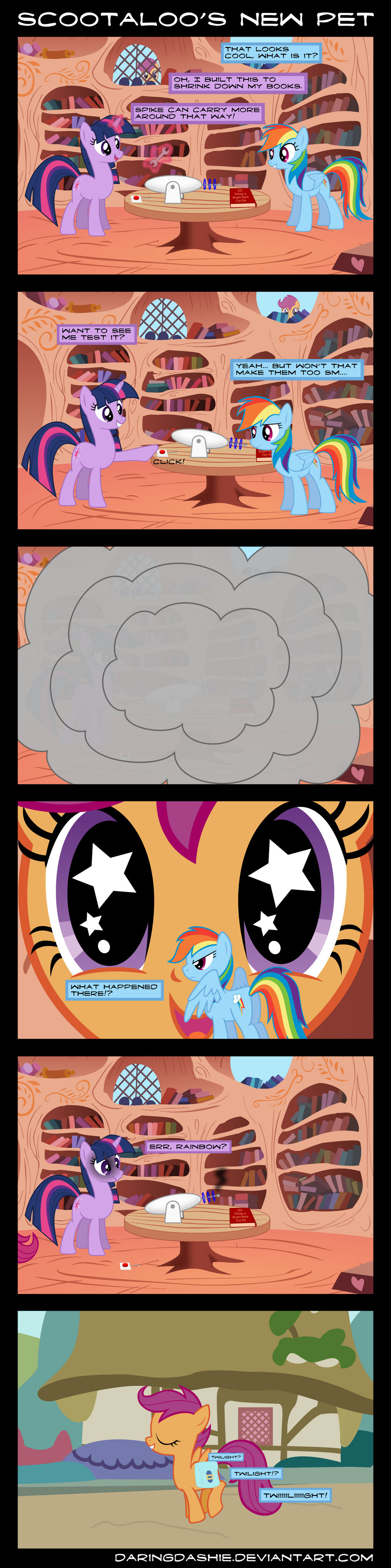 Comic - Scootaloo's New Pet