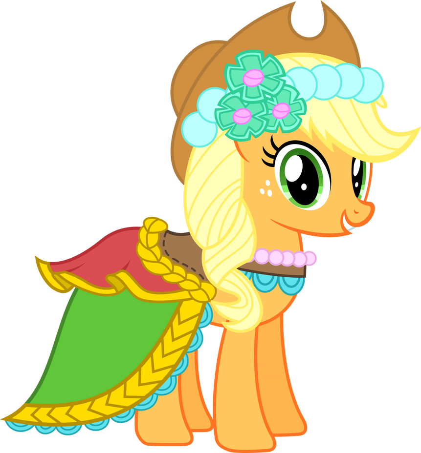 Applejack - Fancy Royal Wedding Duds by DaringDashie