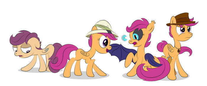 The Many Faces of Scootaloo