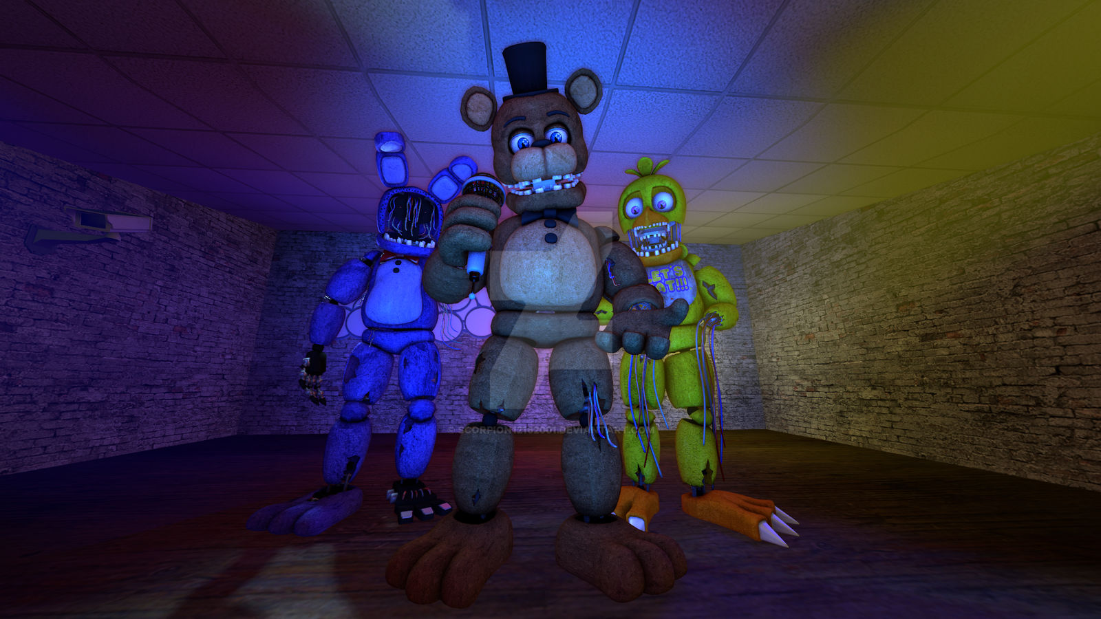 FNAF Freddy Bonnie And Chica By Scorpion12162001 On DeviantArt fnaf-freddy-bonnie-and-chica-by-scorpion12162001-on-deviantart