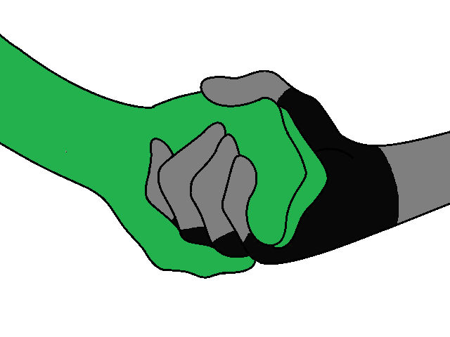Collab Hand hand holding collab by Peacethorn on DeviantArt