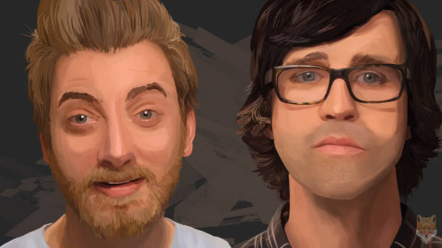 Rhett n Link digital paint