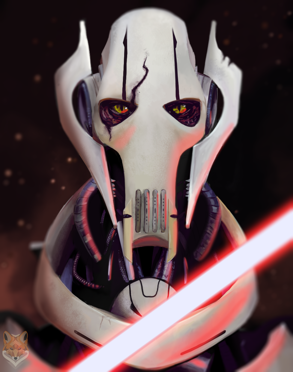 Grievous concept art // star wars // Diego campos