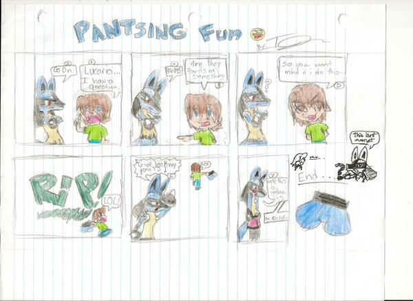Pansing Fun Pantsing Fun......O_O by colejanes on DeviantArt