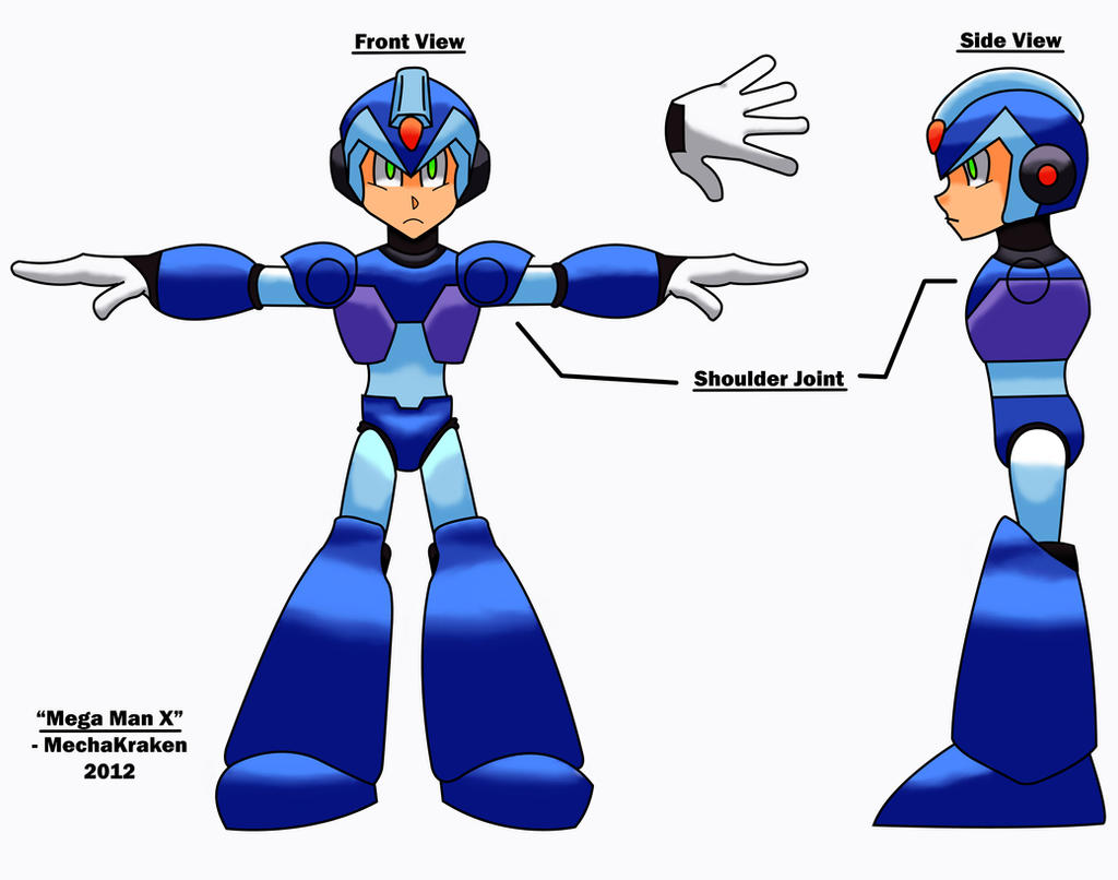 Mega Man X Model Sheet