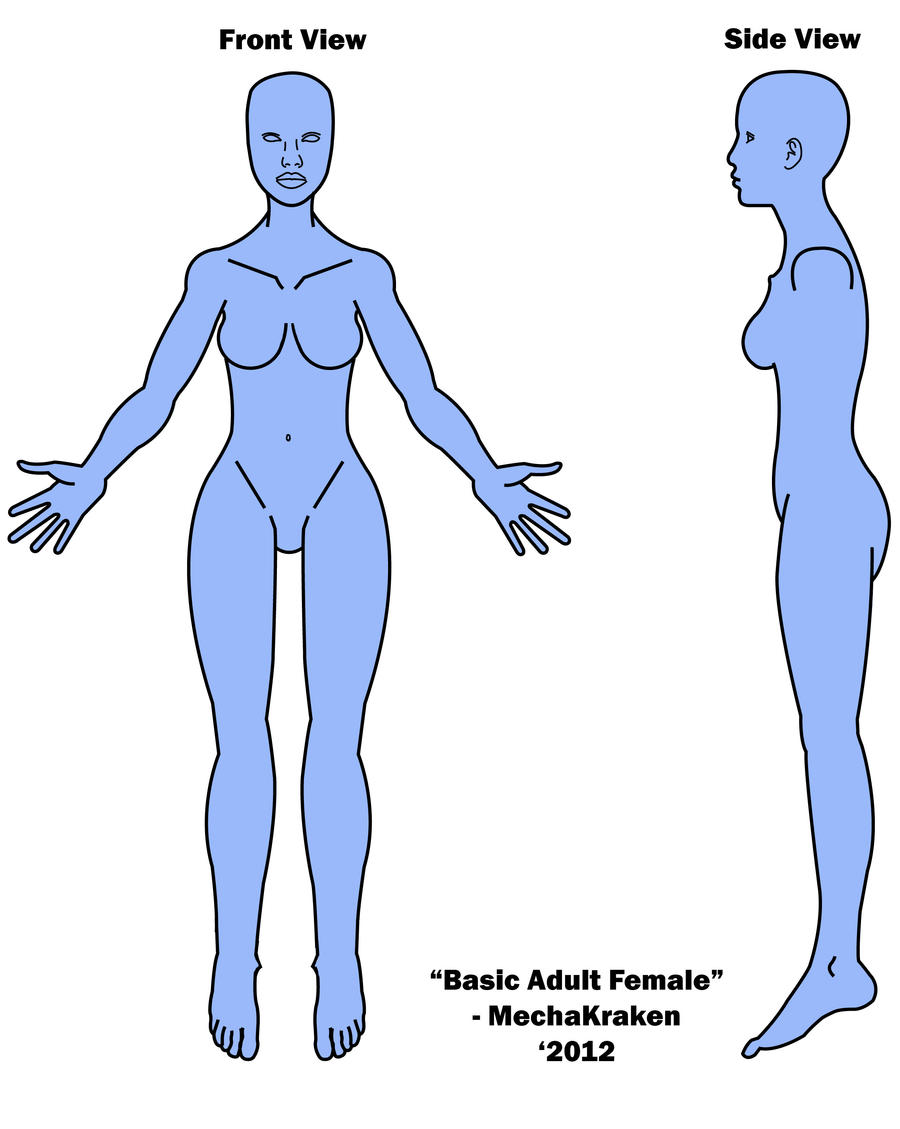 Basic Adult Female Model Sheet