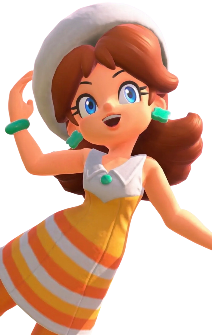 Screenprint Daisy Princess Daisy vector 132 by MakaylaSunflower22 on DeviantArt