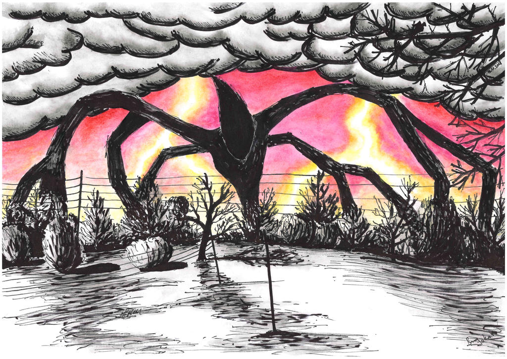 2018-11-10 Stranger Things Shadow Monster by bob-premky on DeviantArt