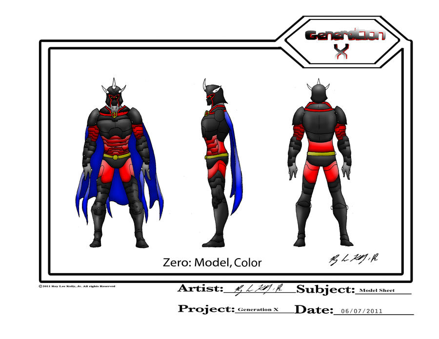 Zero model sheet by BlackPicasso1989 on DeviantArt