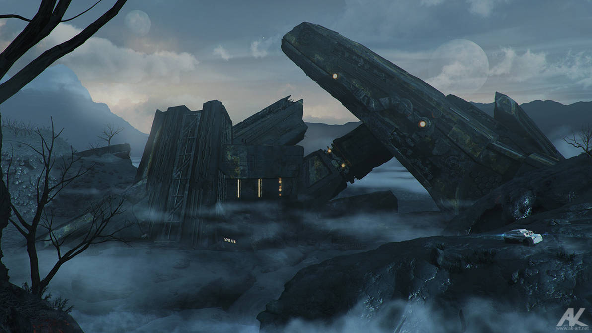 Alien construct by adamkuczek on DeviantArt