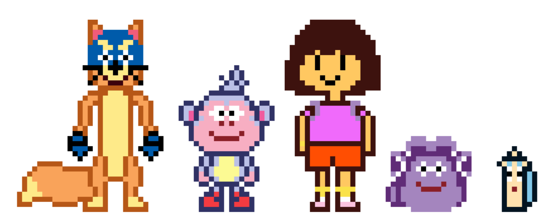 Dora the Explorer sprite by B-4-T-t-y on DeviantArt