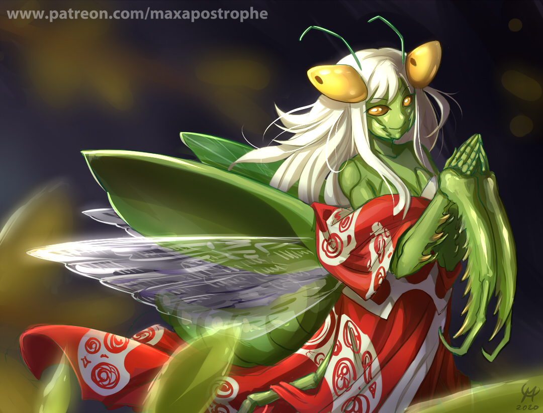 Mants Deviantart Praying Mantis by Maxa-art on DeviantArt