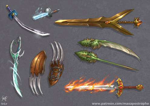 Magic Weapons set