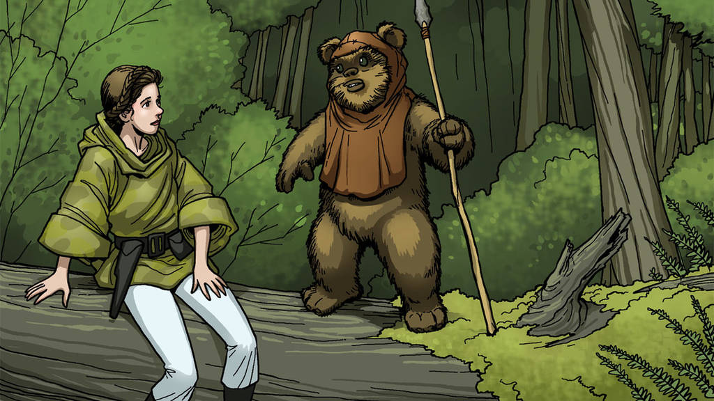 Leia Wicket Color by MichaelMetcalf