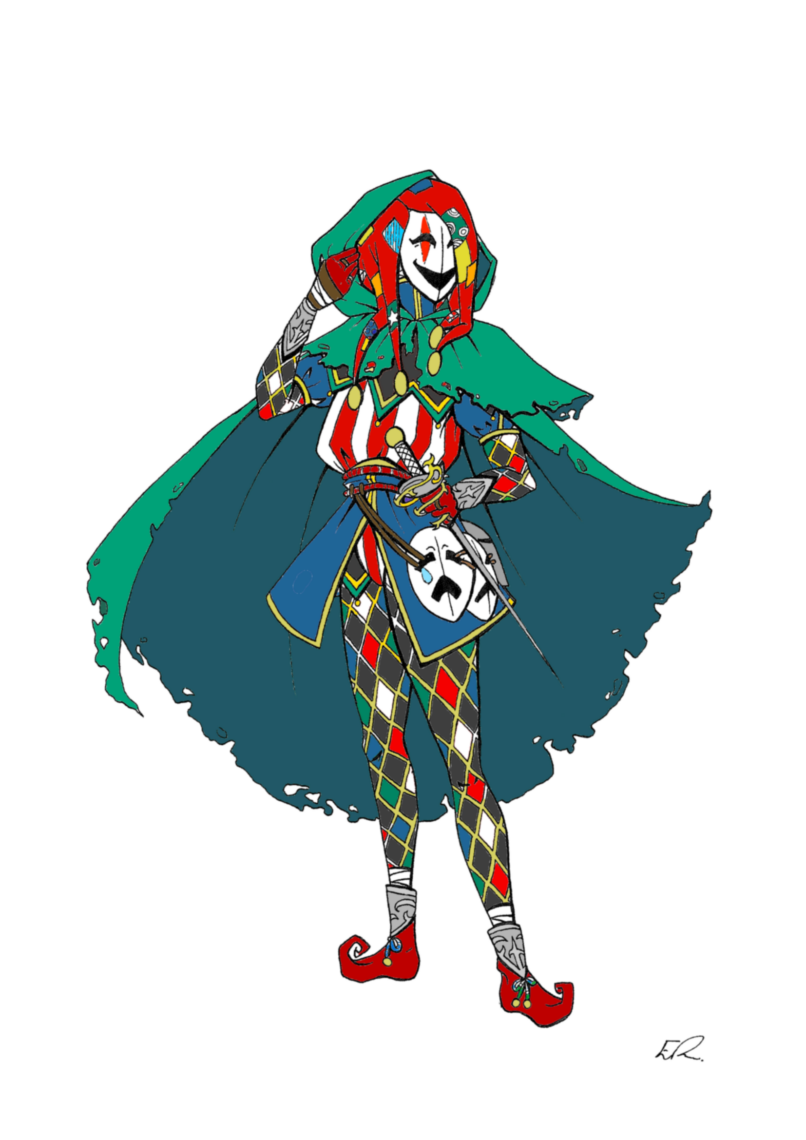 The Jester by abrightillustration on DeviantArt