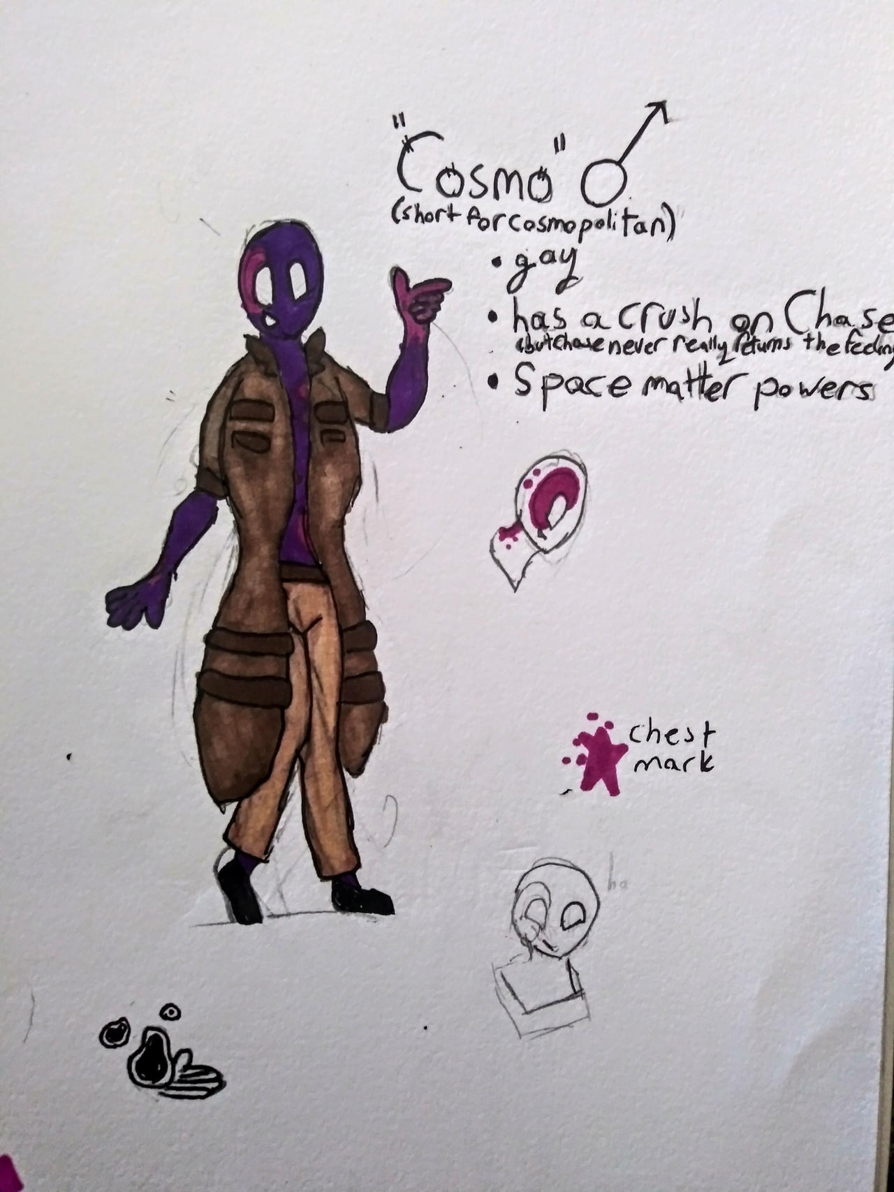 Cosmo Reference Cosmo reference sheet 2019 by Marbletism on DeviantArt