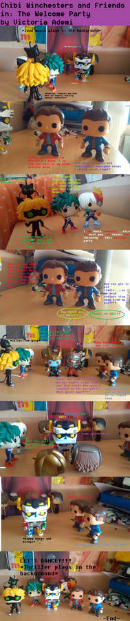 Chibi Winchesters: The Welcome Party