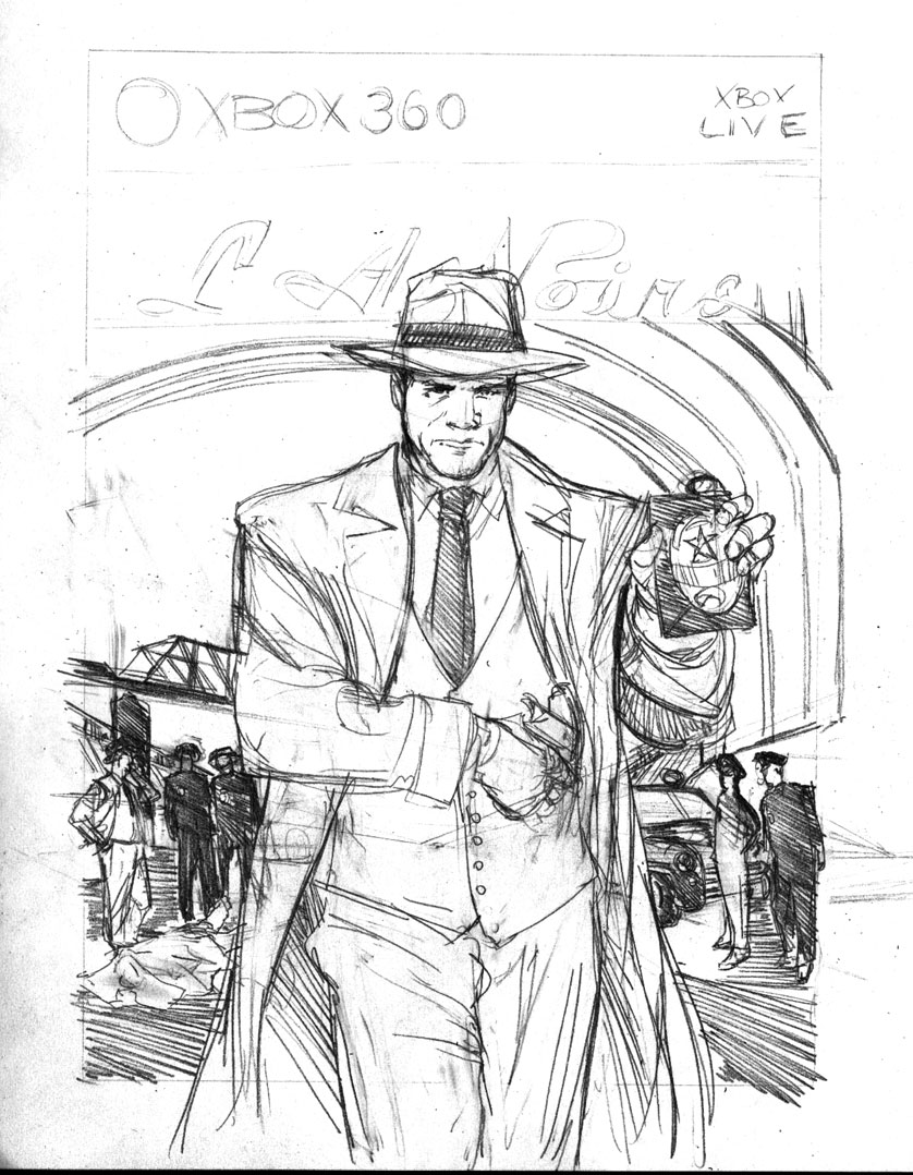 LA NOIRE Sketch Scene 1b