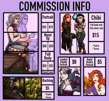 OPEN - COMMISSION INFO 2022