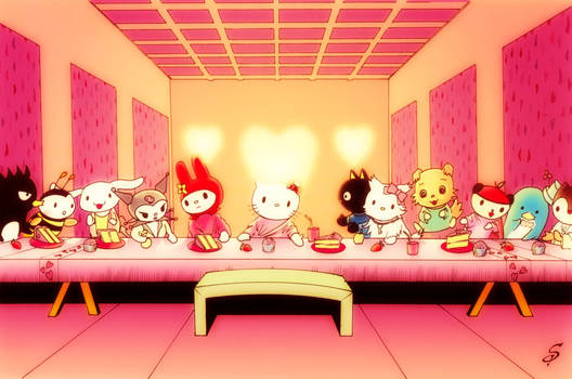 Hello Kitty Last Supper