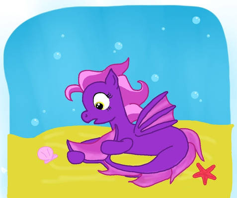 MoonChaser as a SeaPony