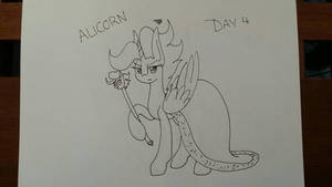 Art Challenge - Day 4 - Alicorn