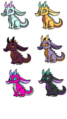 (Open)(1 Point) Dragon puppy's adopts (4/6)