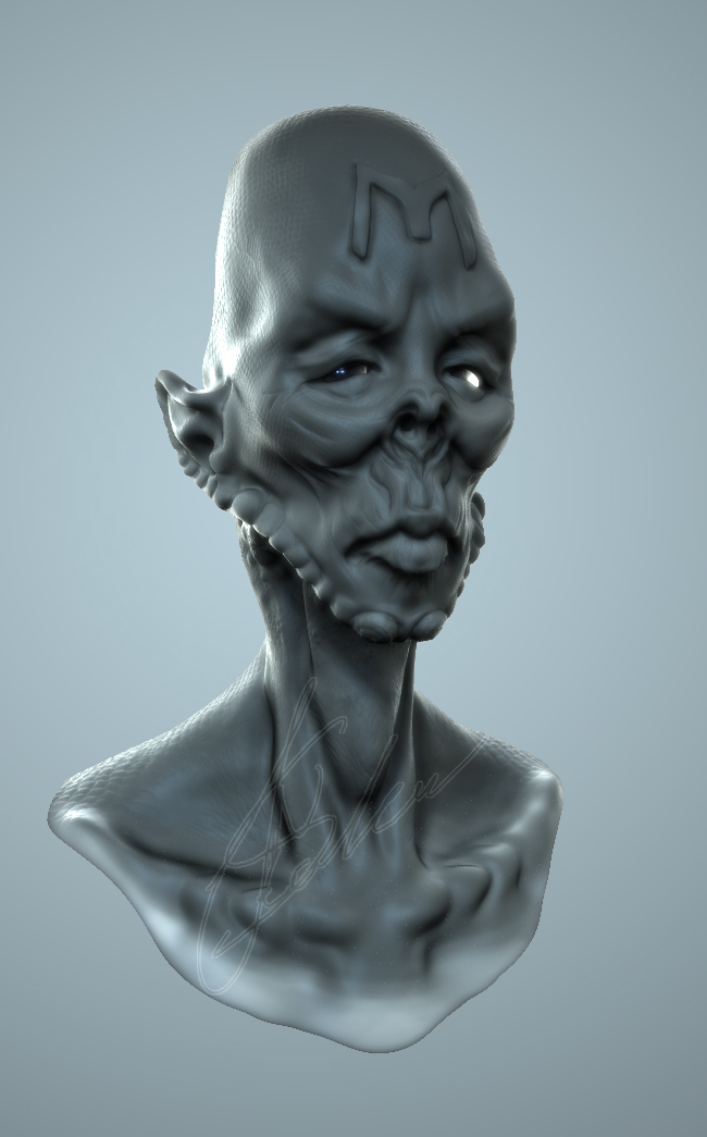 Martian sculpt