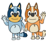 Bluey sticker design