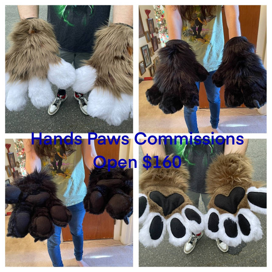 Fursuit Hand Paw Commissions (Open) by shibblesgiggles01 on DeviantArt