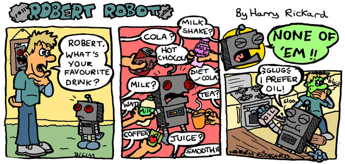 Robert Robot Strip 4 by WizzKid97