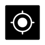 Flat Icon Round Square Black and White (16)