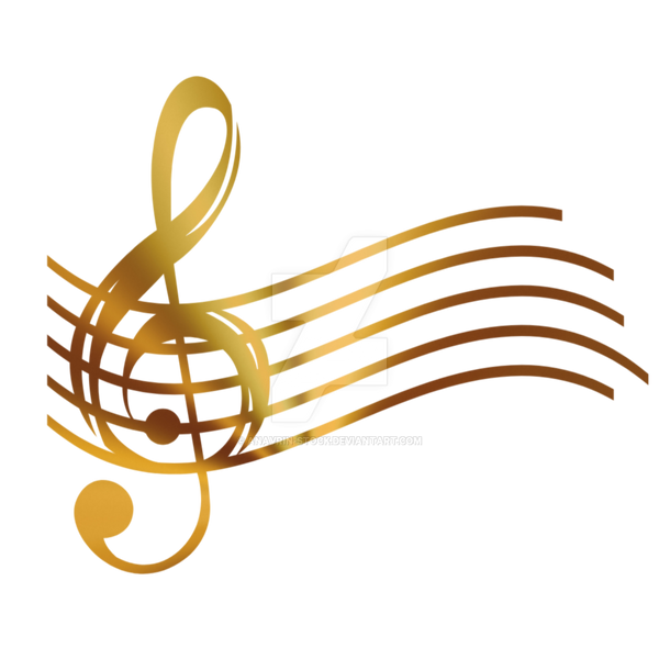 Golden Music Notes by anavrin-stock on DeviantArt