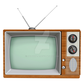 Vintage TV PNG Transparent Background (8)