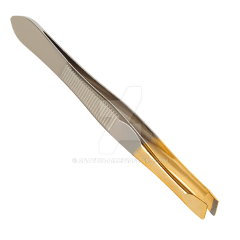 eyebrow tweezers isolated transparent bg