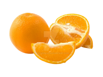 orange slice fruit isolated PNG transparent