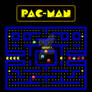Pac-man screen retro game