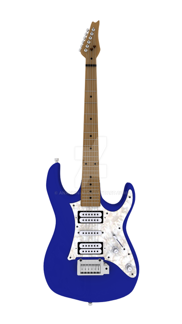 Guitar Isolated On Transparent Background (7)