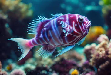 Multicolor fish AI under the sea (6)