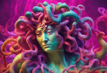 Multicolor meduse under the sea (6)