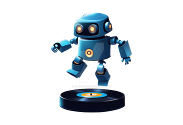 Retro Robot Technology Mascot isolated AI (3)