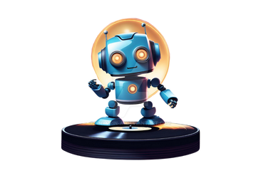 Retro Robot Technology Mascot isolated AI (6)