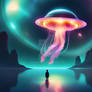 Alien Jellyfish Spaceship Dream Athmosphere AI (27