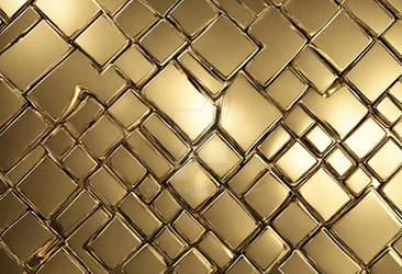 Golden Background. Ultra realistic metallic textur