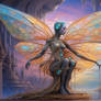 Amalgamation of ethereal fairy-like creatures and 