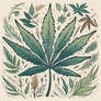 Cannabis Sativa Leaf stock (52)